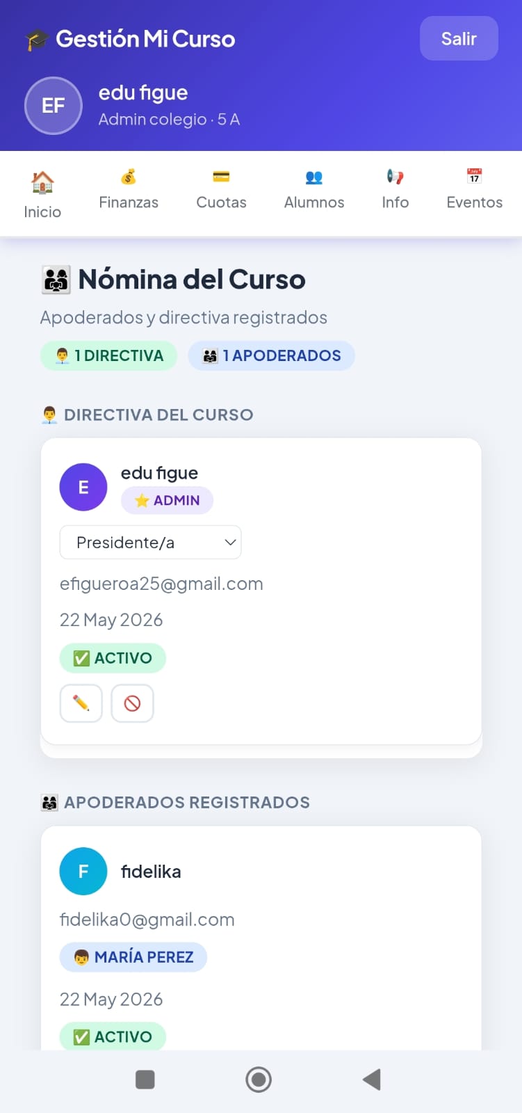 Portal Apoderado